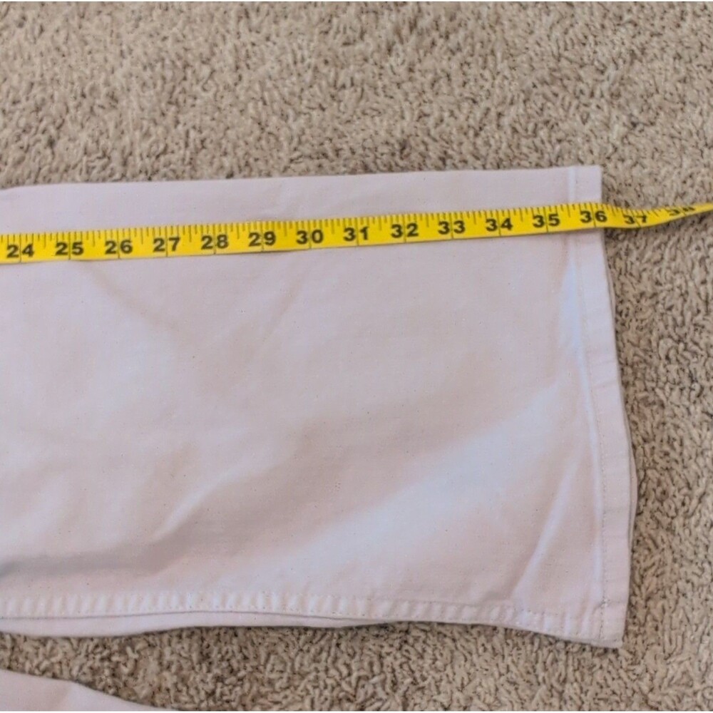 Billabong Women's Light Pink Wide-Leg Twill Pants Cotton High-Rise Pockets - Picture 6 of 9